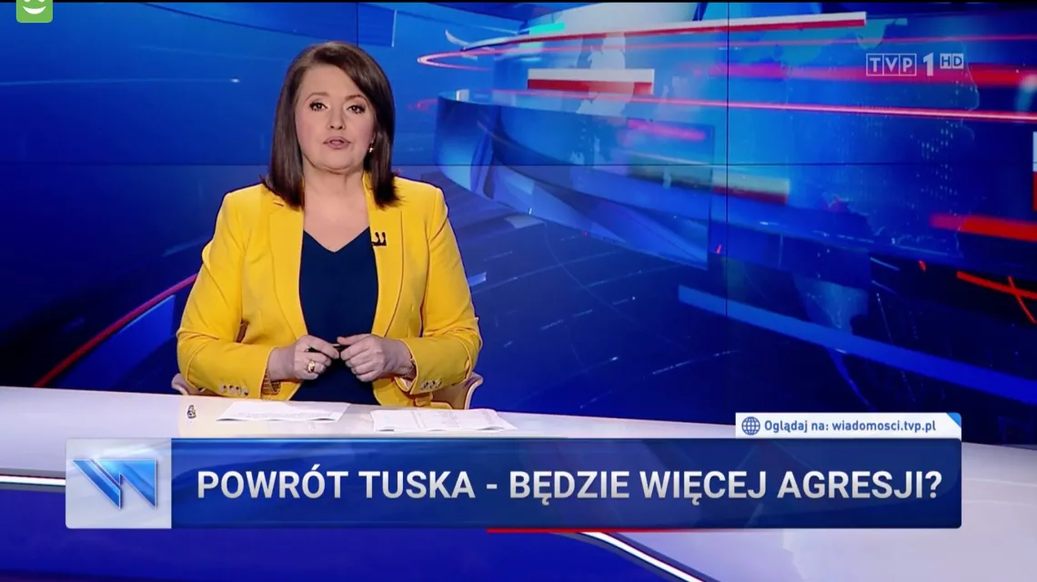 Główne wydanie Wiadomości TVP z 5 lipca 2021 r. / Screen ze strony wiadomosci.tvp.pl / 