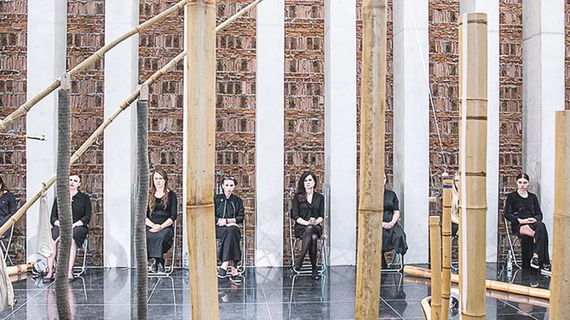 Performance dźwiękowy „Żywioły”, Lublin, 12 maja 2016 r. / Fot. Tomasz Kulbowski