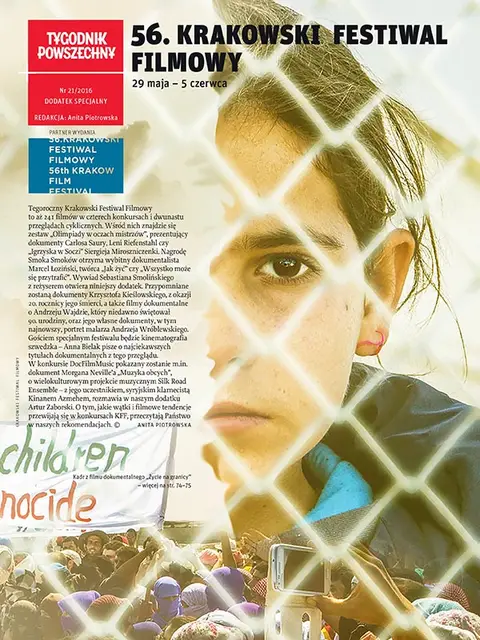 Okładka dodatku: 56. Krakowski Festiwal Filmowy. Kadr z filmu dokumentalnego „Życie na granicy” – więcej w tekście pt. Spotkania na granicy. / Fot. Krakowski Festiwal Filmowy