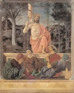 Piero della Francesca, "Zmartwychwstanie" / 
