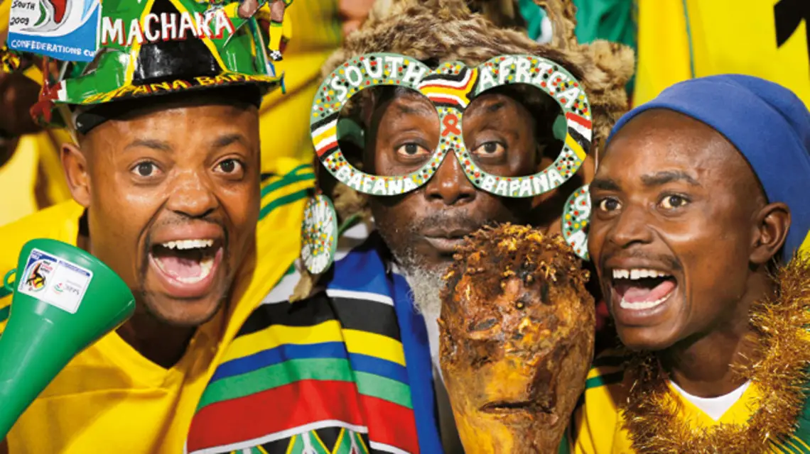 Kibice z Rustenburga, RPA / fot. Matthew Ashton / AMA / Corbis / 