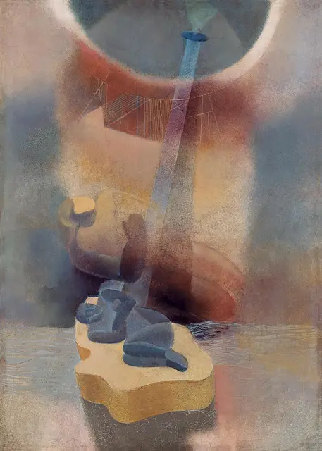 Karol Hiller, Na krze, ok. 1938–1939 r. / MUZEUM SZTUKI W ŁODZI / MAT. PRASOWE