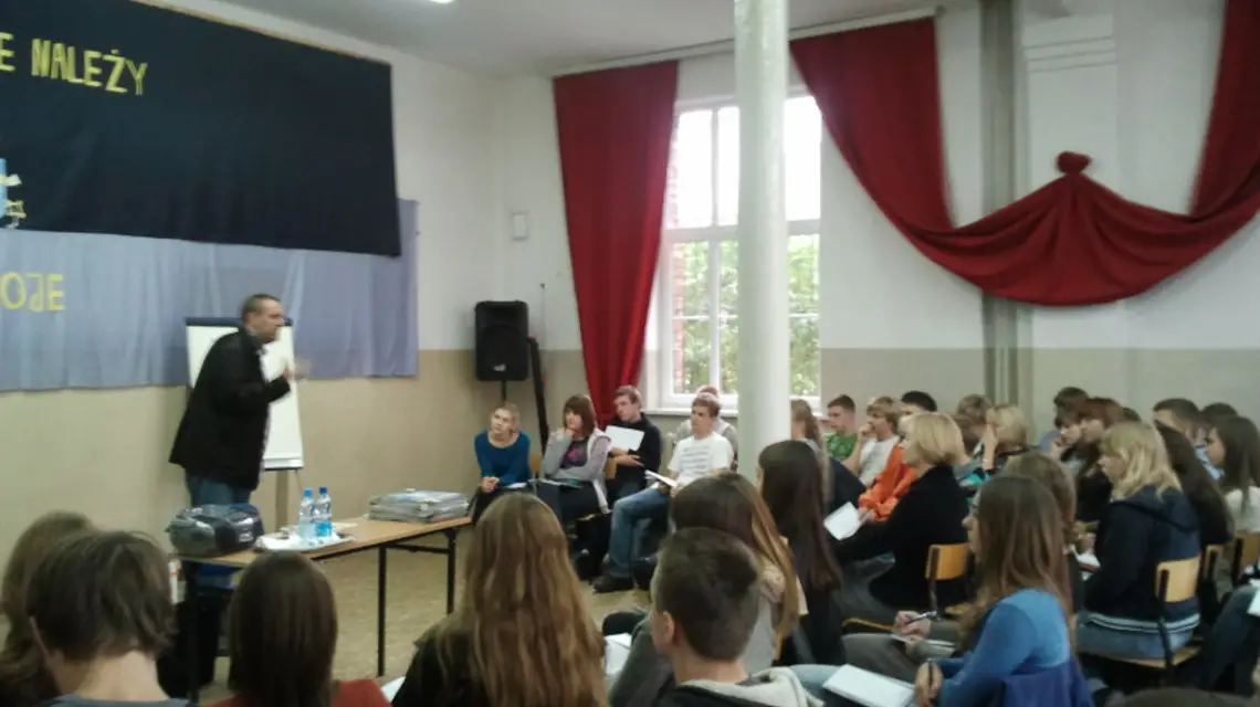 Wojciech Bonowicz na Lekcjach czytania w Kętrzynie / 