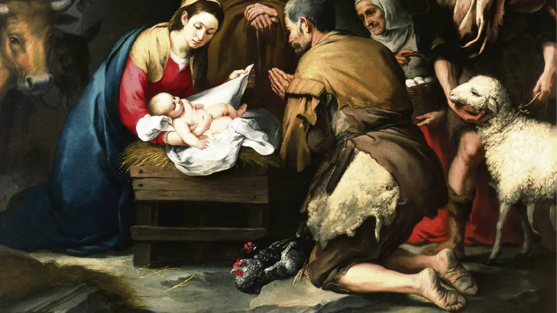 Bartolomé Esteban Murillo, „Pokłon pasterzy”, ok. 1650 r. / The Bridgeman Art Library / 