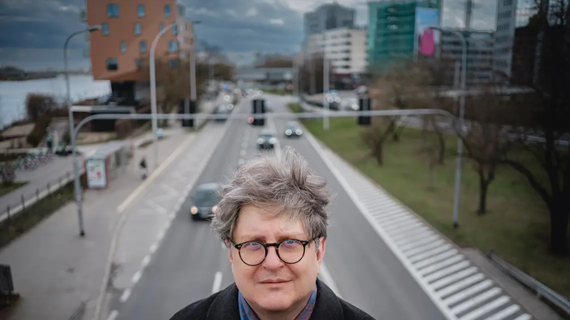 Michał Cichy, Warszawa, kwiecień 2022 r. / RAFAŁ SIDERSKI DLA „TP”