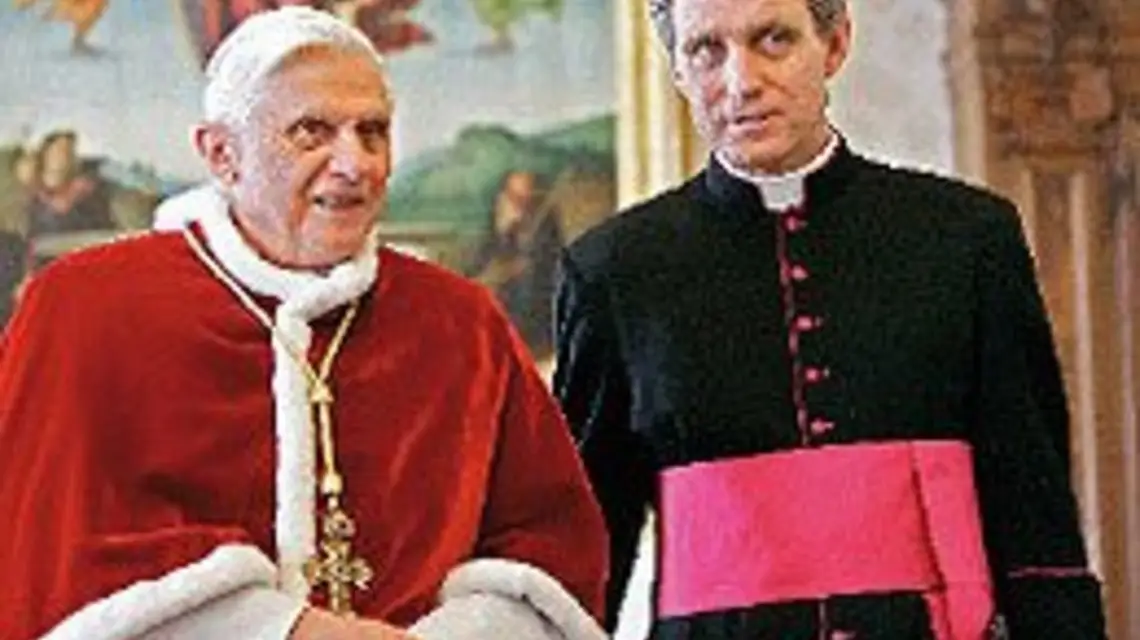 Benedykt XVI i Georg Gaenswein / 
