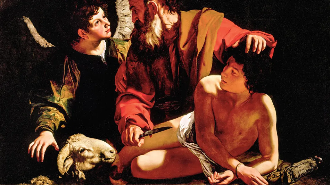 Caravaggio  „Ofiarowanie Izaaka” (1596),  kolekcja prywatna / DOMENA PUBLICZNA