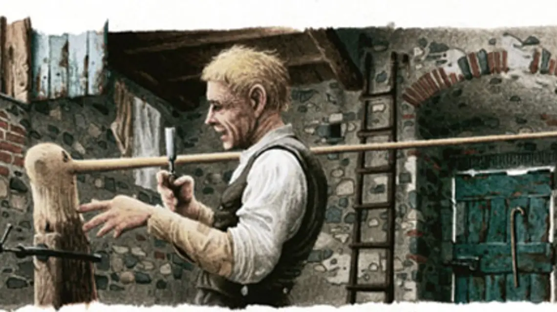 Ilustracja Roberto Innocentiego z książki Carlo Collodiego "Przygody Pinokia", Media Rodzina, Poznań 2011 / 