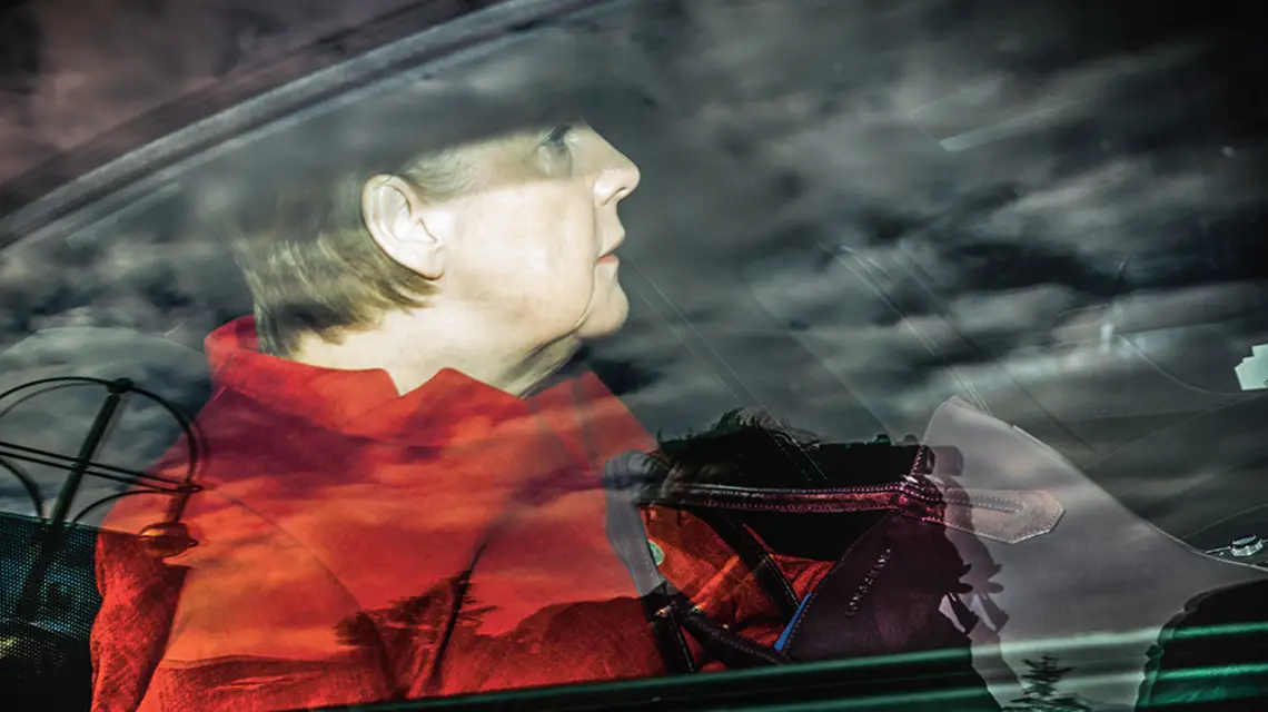 Niemiecka kanclerz w drodze na posiedzenie swojej partii, Berlin, 18 czerwca 2018 r. / MICHAEL KAPPELER / DPA / EAST NEWS