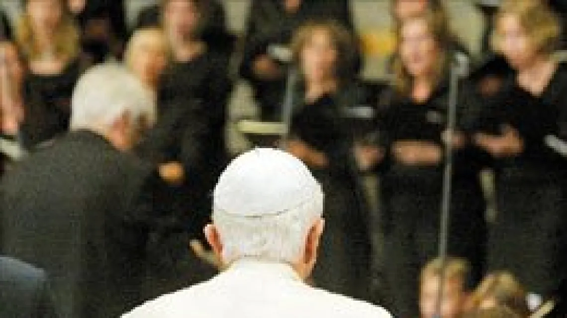 Benedykt XVI na Uniwersytecie w Ratyzbonie, 12 września 2006. Fot. KNA-Bild / 