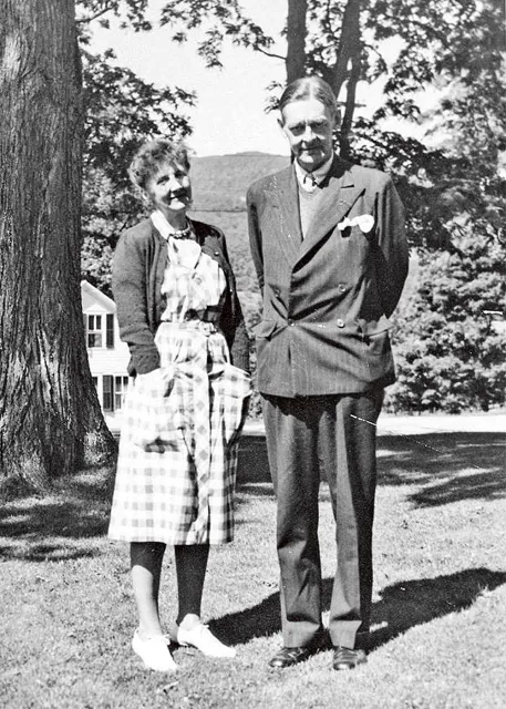 Emily Hale i Thomas S. Eliot, 1946 r. / PRINCETON UNIVERSITY
