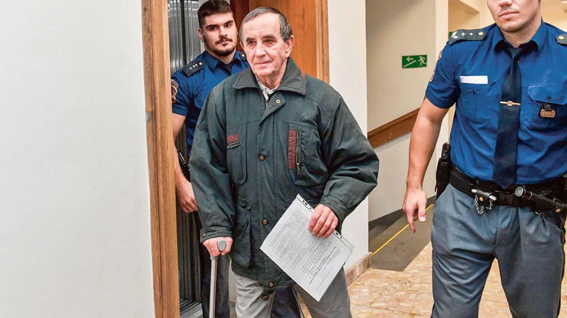 Jaromír Balda przed Sądem Okręgowym w Pradze, 7 stycznia 2019 r. / SERGII KHARCHENKO / NURPHOTO / EAST NEWS