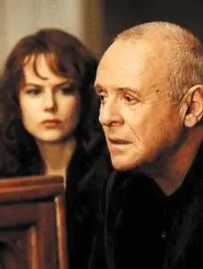 Faunia (Nicole Kidman) i Silk (Anthony Hopkins) / 