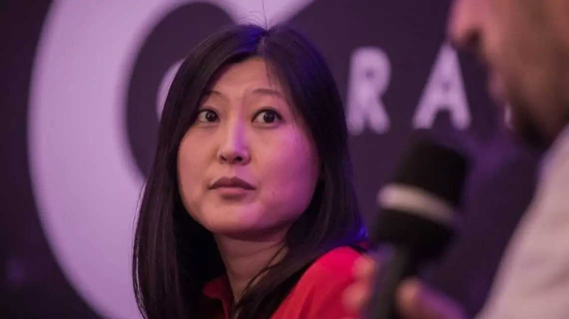 Pisarka Anna Kim na Festiwalu Conrada / Fot. Wojciech Rojek / KBF