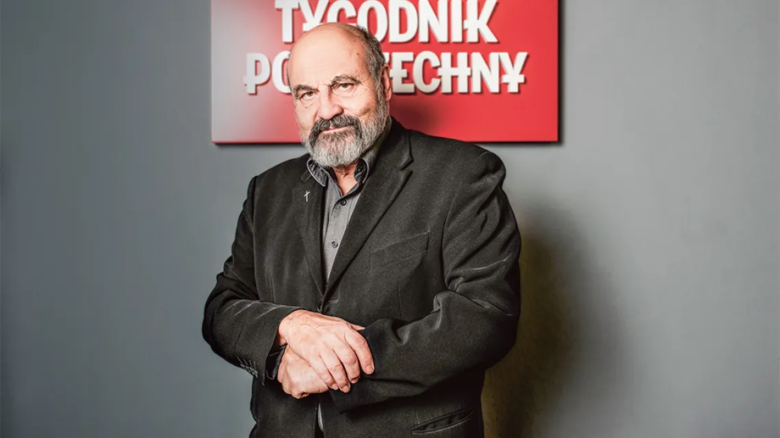 Ks. Tomáš Halík w redakcji „Tygodnika Powszechnego", 22 listopada 2019 r. / FOT. JACEK TARAN DLA "TP" / 