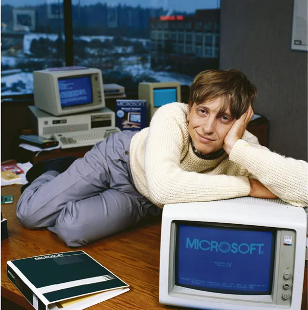 Bill Gates, 1985 r. / fot. Deborah Feingold / Corbis / 