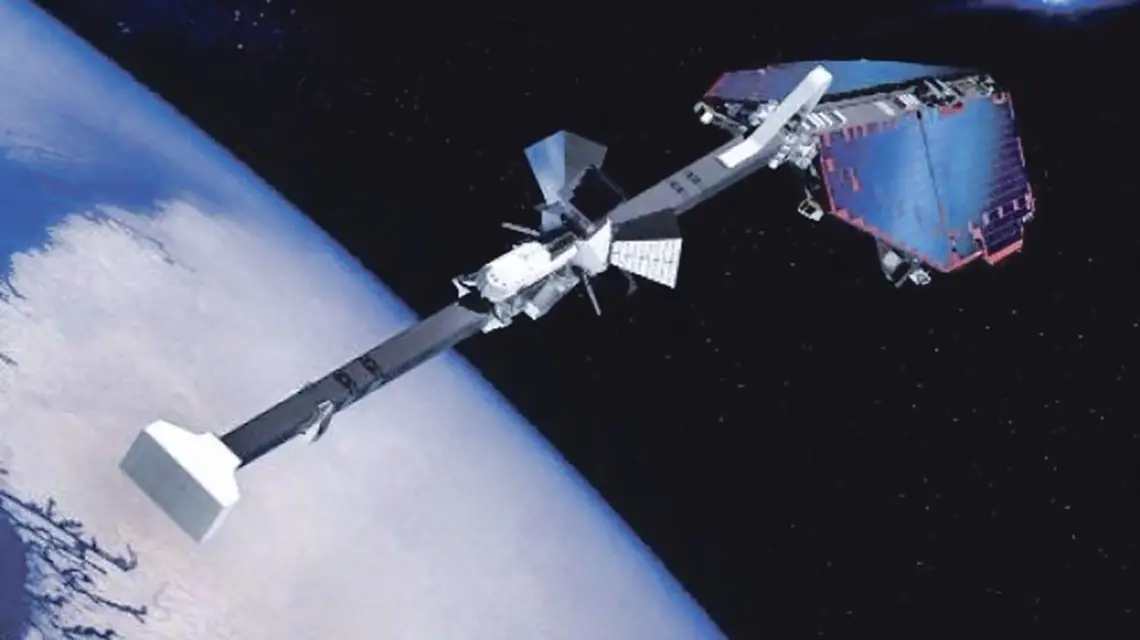 Wizualizacja chińskiego satelity QUESS (Micius) / CHIŃSKA AKADEMIA NAUK