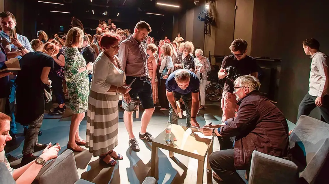Spotkanie autorskie z Jerzym Pilchem, festiwal Miasto Słowa 2018 / MATERIAŁY PRASOWE