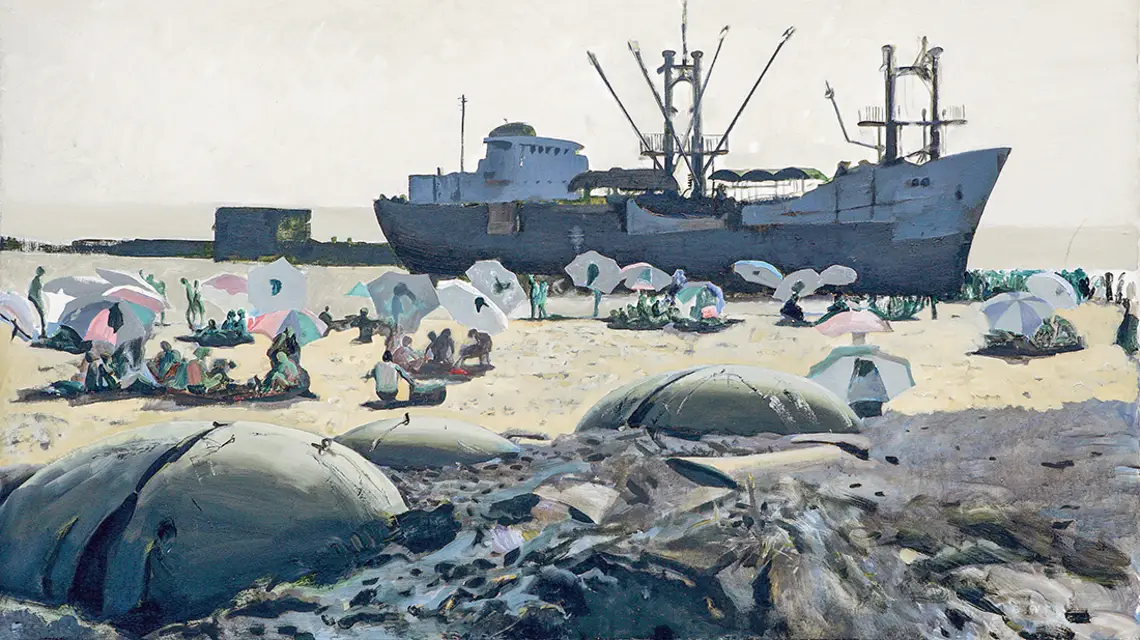 Edi Hila „W pełnym słońcu”, 2005 r. / MSN