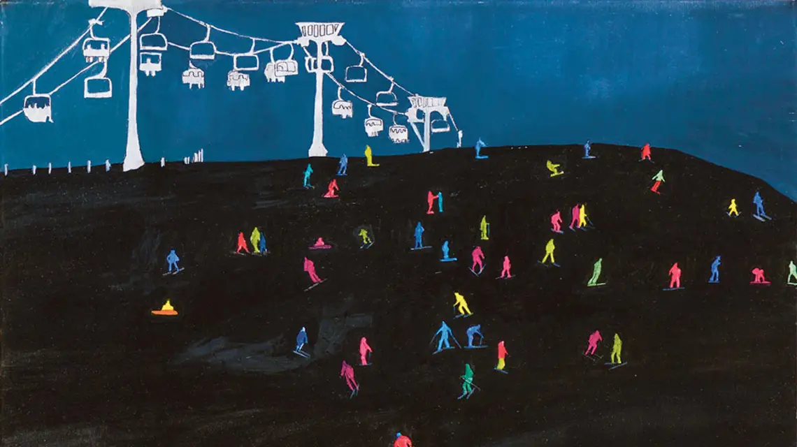 Karolina Świdecka „W samo południe’’, olej na płótnie, 2015 r. / Z KOLEKCJI MATEUSZA TORBUSA