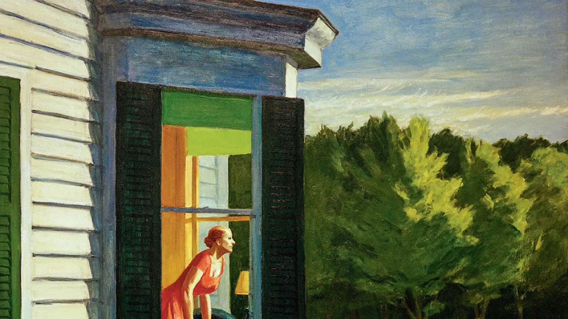 Edward Hopper „Poranek na przylądku Cod”, 1950, olej na płótnie. Ze zbiorów Smithsonian American Art Museum. / AKG-IMAGES / EAST NEWS