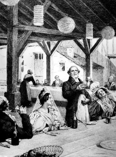 "Wesele" - ilustracja A. de Richemonta do "Madame Bovary", początek XX w. / Rue des Archives / Tall / Forum / 