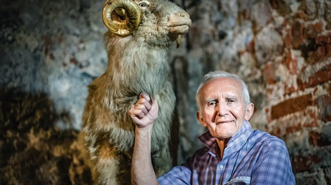 Zygmunt Konieczny w Piwnicy pod Baranami. Kraków, wrzesień 2020 r. / GRAŻYNA MAKARA