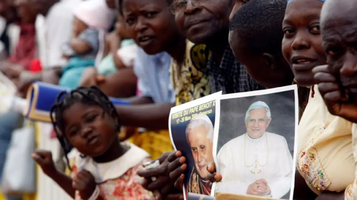 Jaunde, Kamerun, 19 marca 2009 r. /fot. KNA-Bild / 