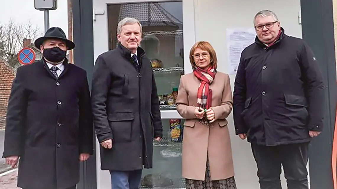 W oficjalne otwarcie jadłodzielni w Budzyniu, powiat chodzieski. / ARCHIWUM UMWW