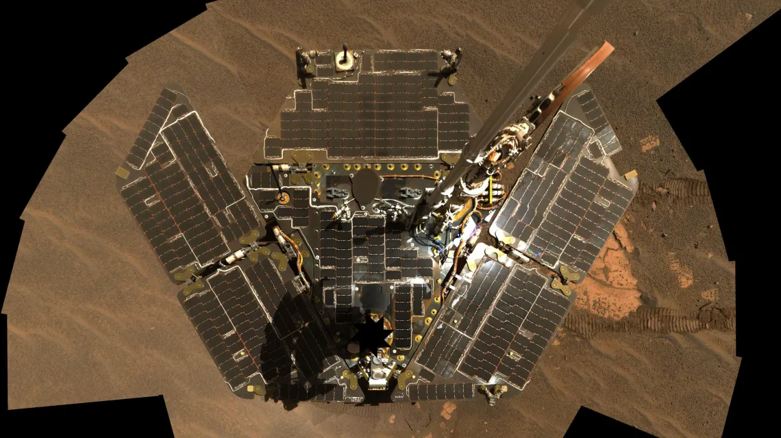 Autoportret Opportunity, który łazik wykonał przy użyciu panoramicznej kamery / NASA/JPL-Caltech/Cornell / 