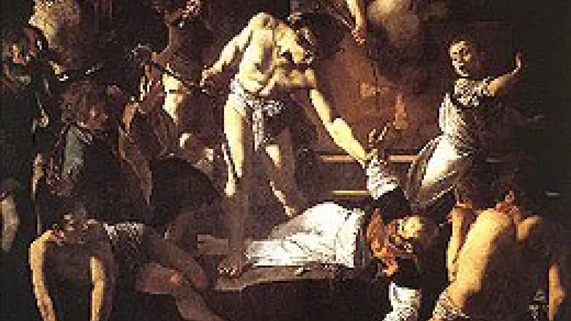 Caravaggio, "Męczeństwo św. Mateusza" / 
