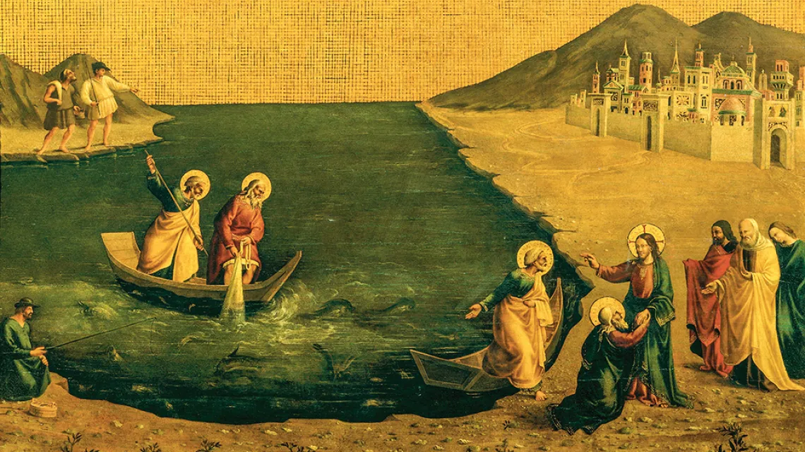 Cristofano Fini, Powołanie synów Zebedeusza, XV w., kolekcja prywatna, Florencja / SERGIO ANELLI / BEW