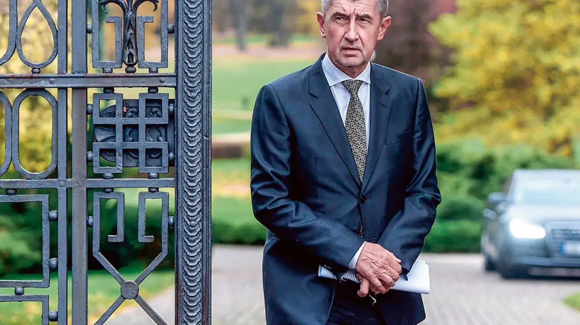 Premier Czech Andrej Babiš, Lany k. Pragi, październik 2017 r. / MICHAL CIZEK / AFP / EAST NEWS
