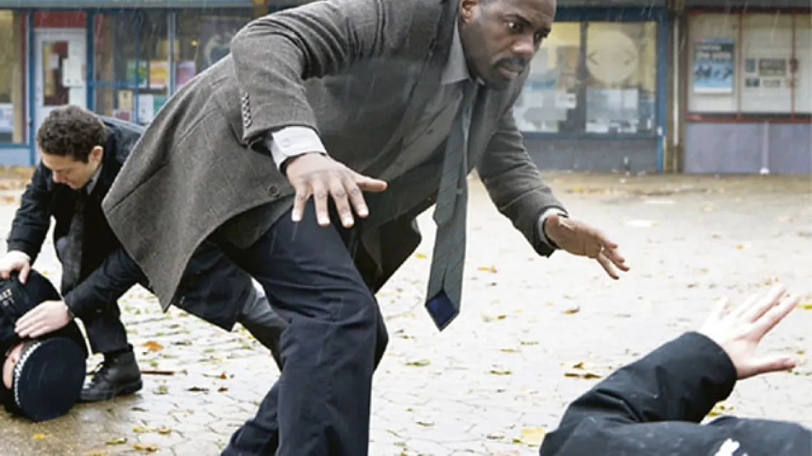 Idris Elba, odtwórca roli tytułowej w serialu "Luther" / fot. Ale Kino! / 