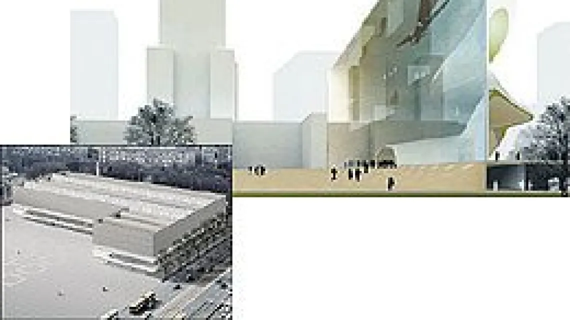 U góry: projekt zespołu ALA Architects Ltd. U dołu: I miejsce - projekt pracowni Christian Kerez, Architekt ETH/SIA / 