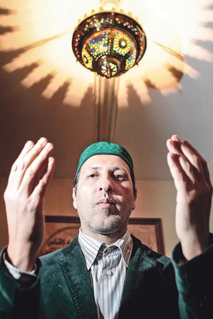 Youssef Chadid, imam w Poznaniu, 2015 r. / PIOTR SKÓRNICKI / AGENCJA GAZETA