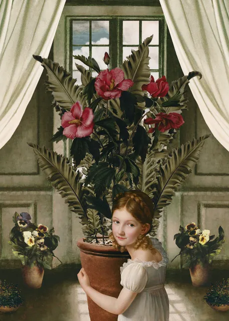 Natalia Polasik, „The Girl and Her Plants”, 2021 r. / NATALIA POLASIK / MOONWATER.PL