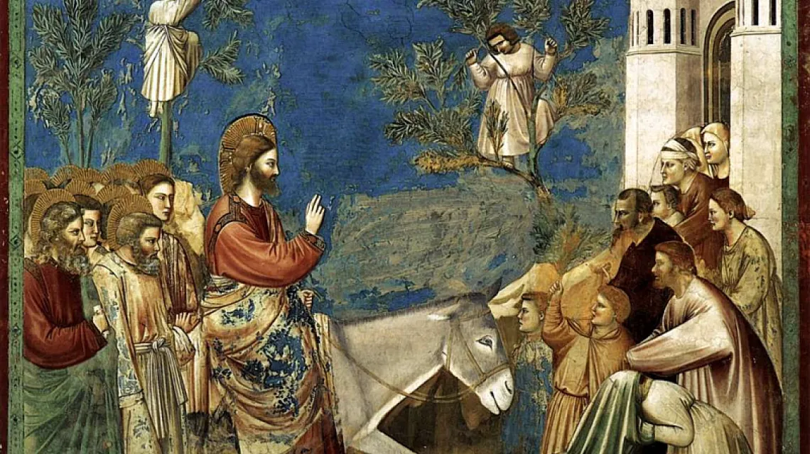Giotto, Niedziela Palmowa, 1305-06 / 