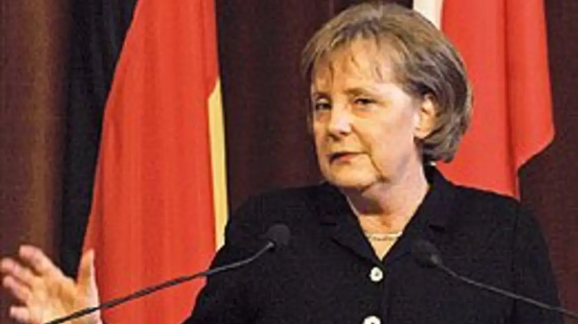 Angela Merkel w Warszawie, marzec 2007 r. / fot. KNA-Bild / 