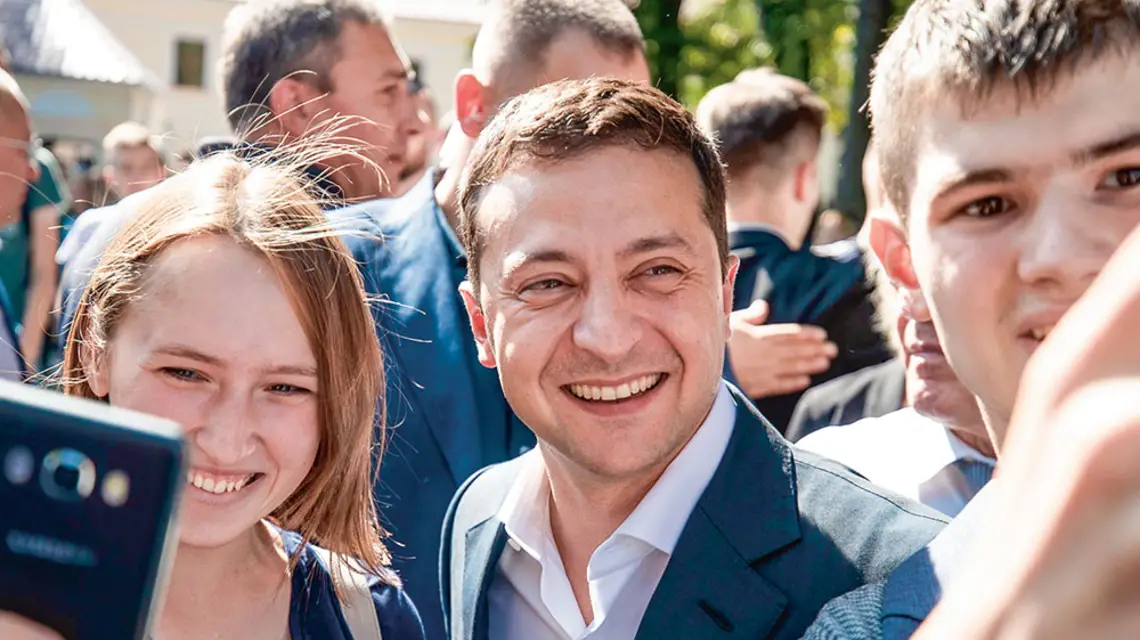 Spotkanie Wołodymyra Zełenskiego z mieszkańcami Równego na Wołyniu, wrzesień 2019 r. / PRESIDENTIAL OFFICE OF UKRAINE / CC 4.0