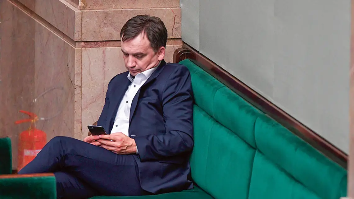 Zbigniew Ziobro w Sejmie, dwa dni po wyborach, 23 października 2018 r. / RAFAŁ OLEKSIEWICZ / REPORTER