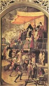 Pedro Berruguete "Spalenie heretyków", ok. 1490 / 