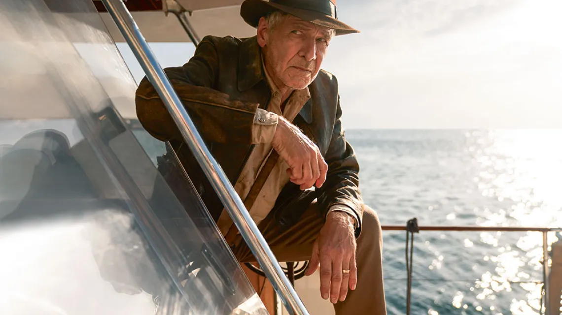 Harrison Ford w filmie „Indiana Jones i artefakt przeznaczenia”  / JONATHAN OLLEY / LUCASFILM LTD.