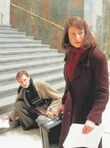 Fabian Hinrichs (Hans Scholl) i Julia Jentsch (Sophie) / 