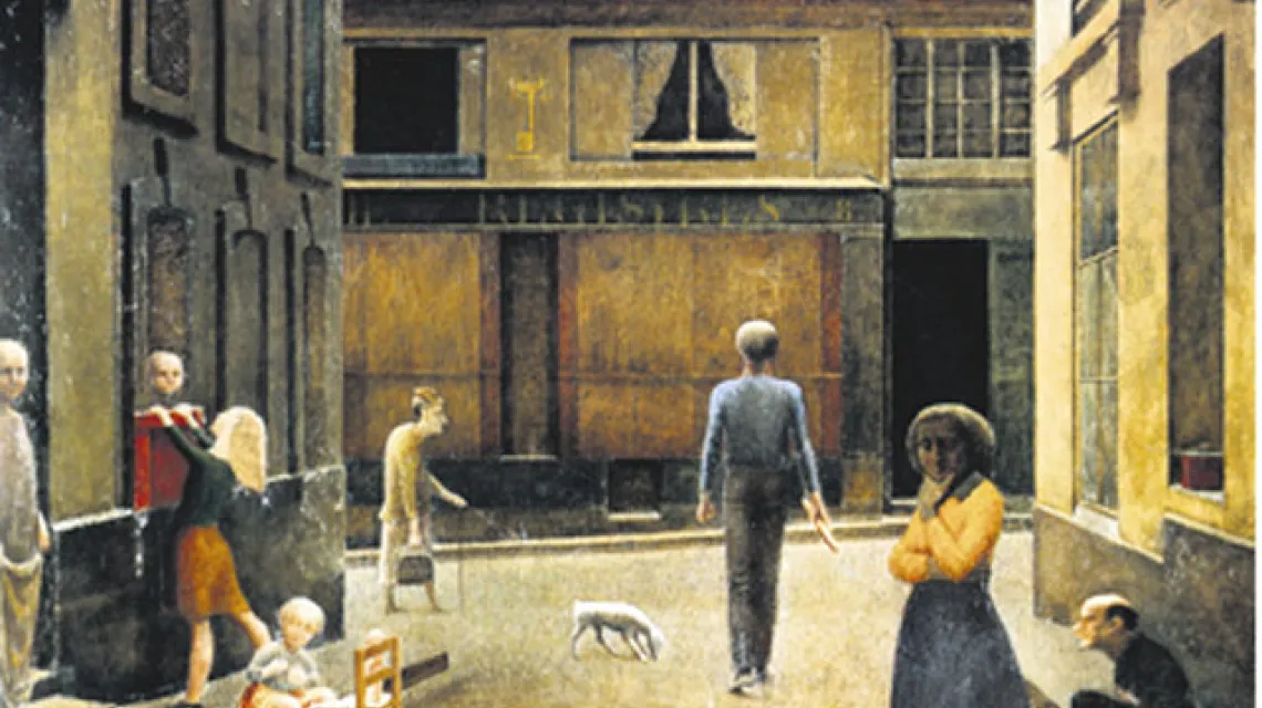 "Le Passage du Commerce-Saint-André", 1952 r., zbiory prywatne /repr. Fondation Pierre Gianadda / 