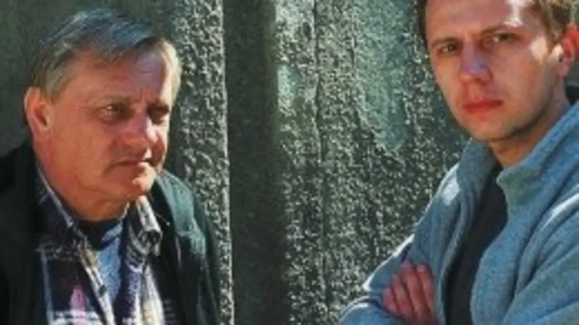 Roman (Janusz Bukowski) i Łukasz (Arek Detmer) / 