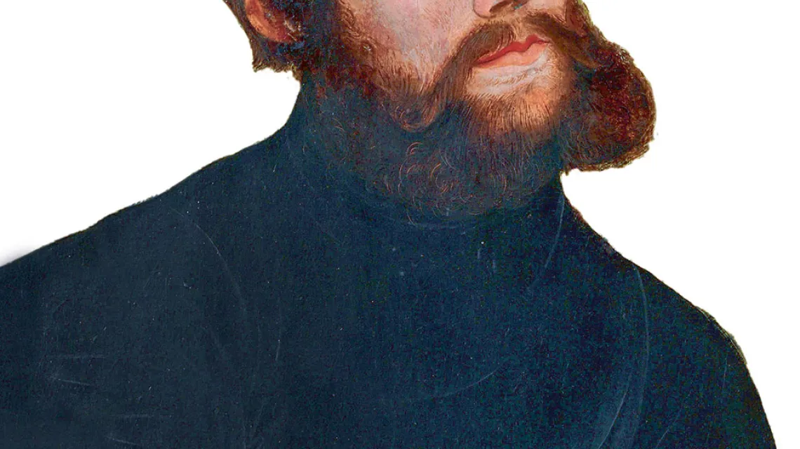 Łukasz Cranach Starszy, Portret Marcina Lutra jako rycerza Jerzego, 1521 r. / LEIPZIG MUNICIPAL LIBRARY / WIKIPEDIA.ORG