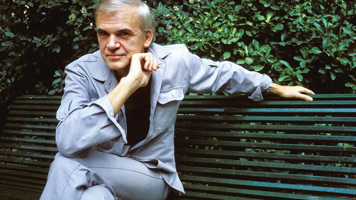 Milan Kundera, Paryż, 1984 r.  / FRANCOIS LOCHON / GAMMA / GETTY IMAGES