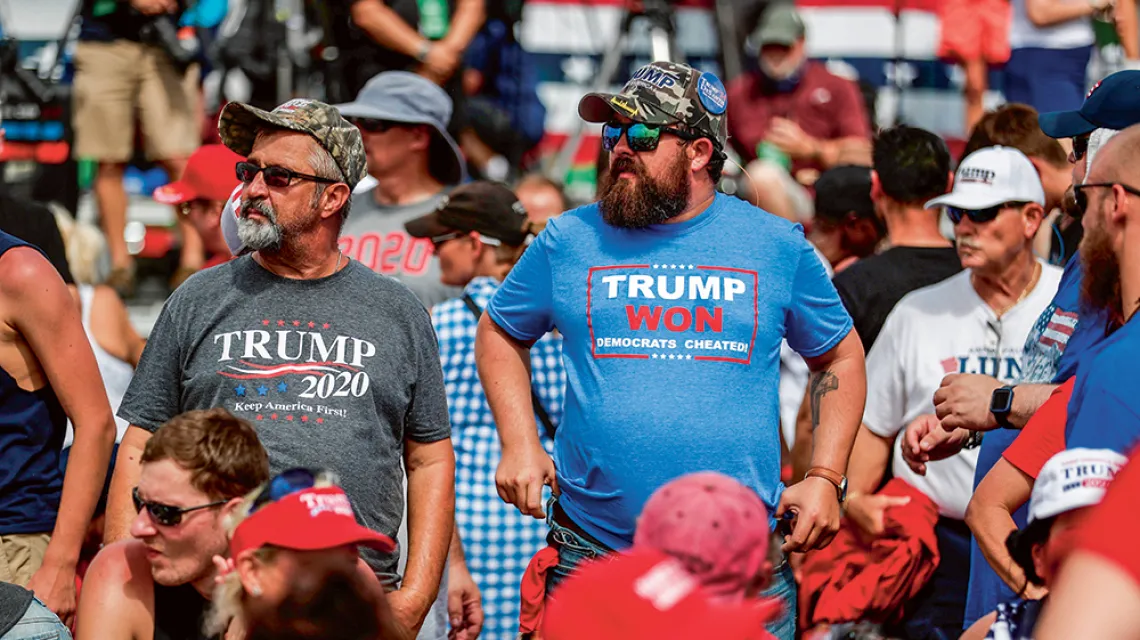 Zwolennicy Donalda Trumpa na wiecu w Sarasocie. Floryda, 3 lipca 2021 r. / OCTAVIO JONES / REUTERS / FORUM