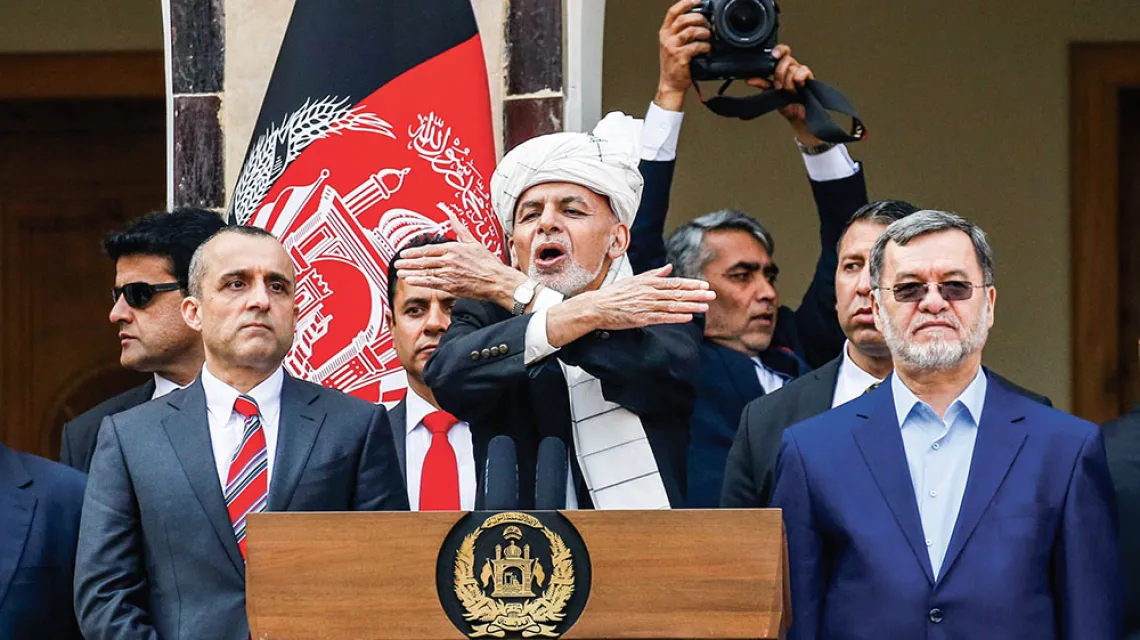 Prezydent Afganistanu Aszraf  Ghani / MOHAMMAD ISMAIL / REUTERS / FORUM
